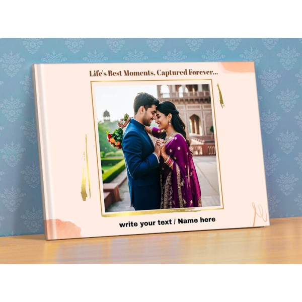 Soft Peach And Gold Memories Photobook