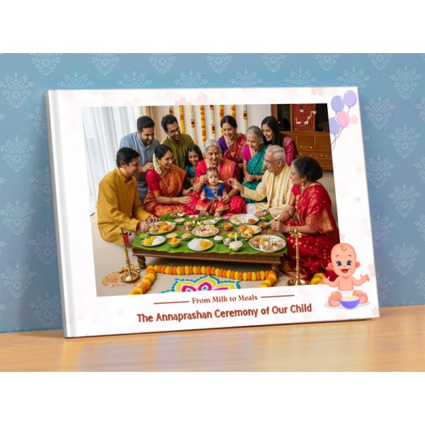 From Milk to Meals Annaprasan Ceremony Memories Book