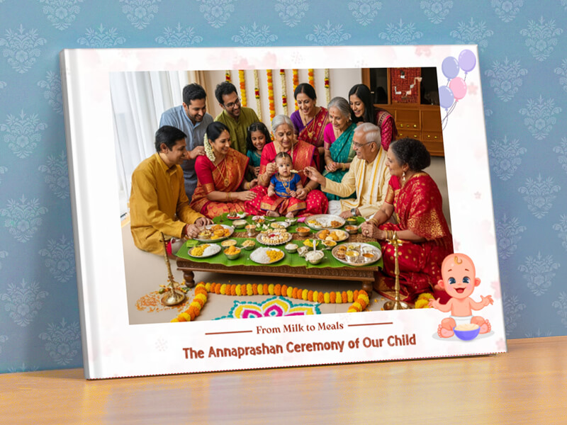 From Milk to Meals Annaprasan Ceremony Memories Book