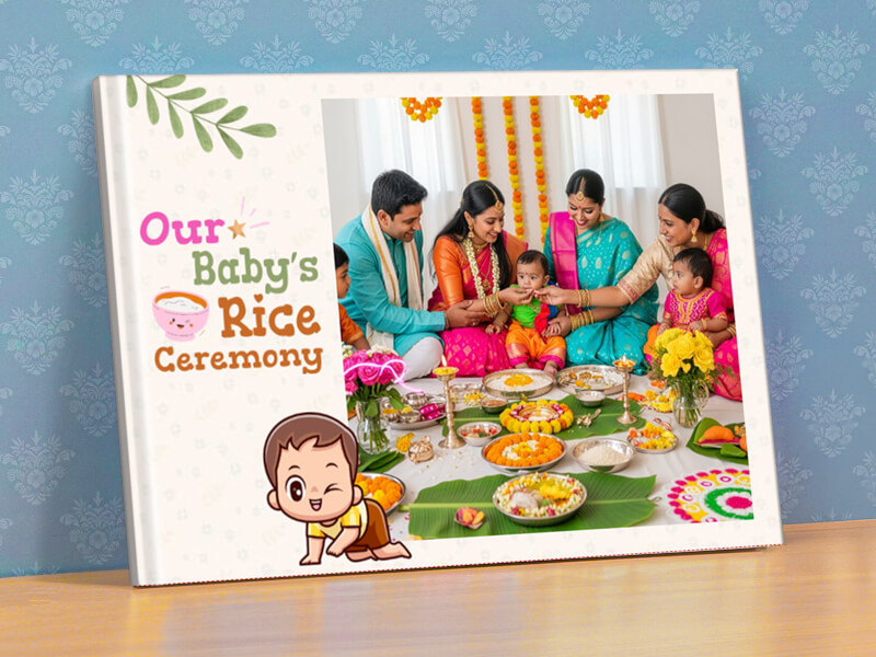 First Rice Ceremony Joys Photobook