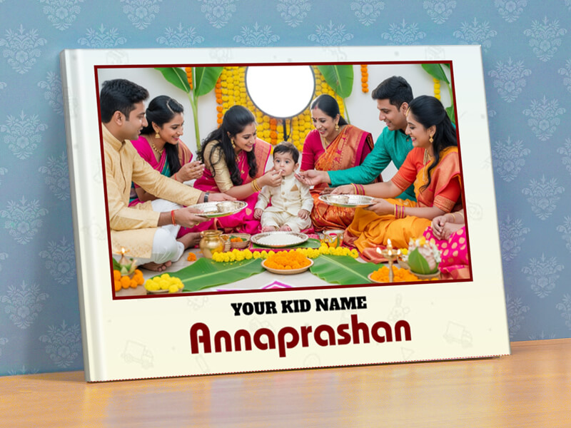 Customized Text Baby Annaprasan Photobook