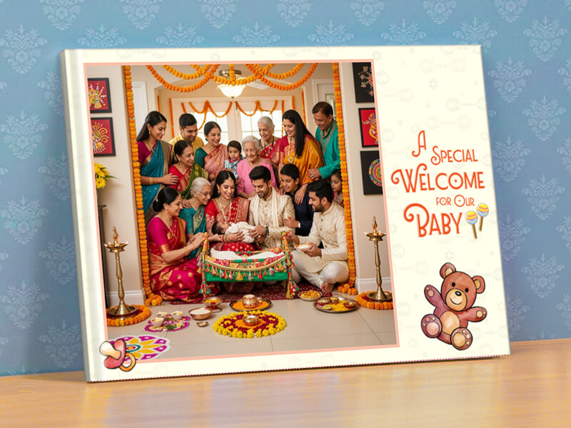 A Special Welcome for Our Baby Photo Collection Book