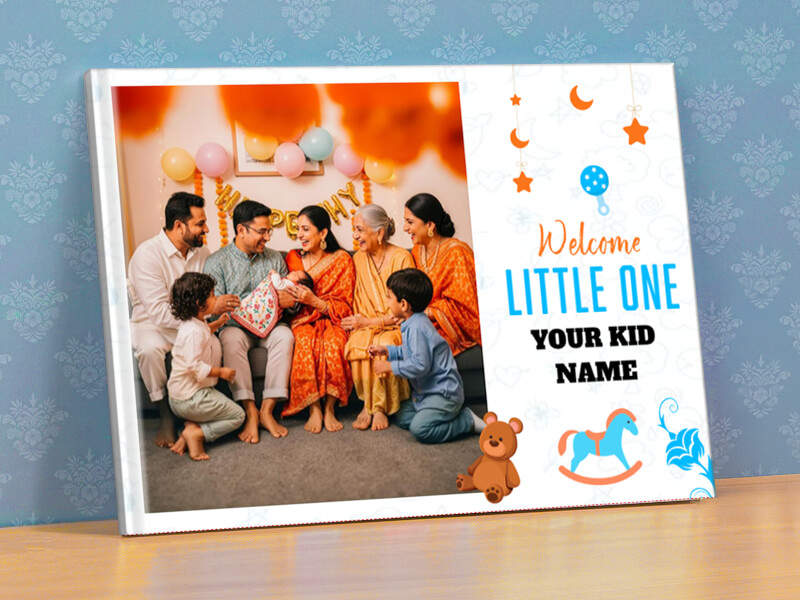 Welcome Little One with Text Customization Photobook