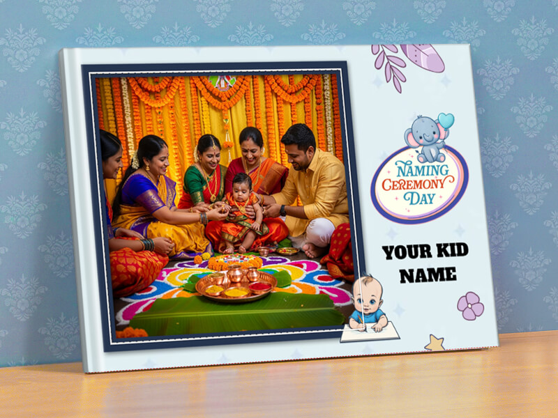 Naming Ceremony Day Picture Book with Customizable Text