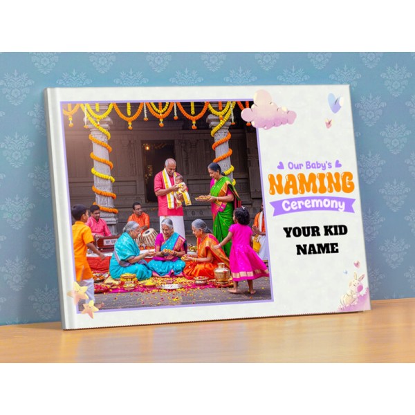 Naming Day Album with Customizable Text