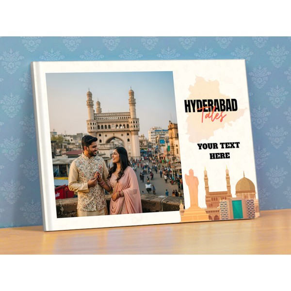 Our Hyderabad Tales Photobook with Text Customization