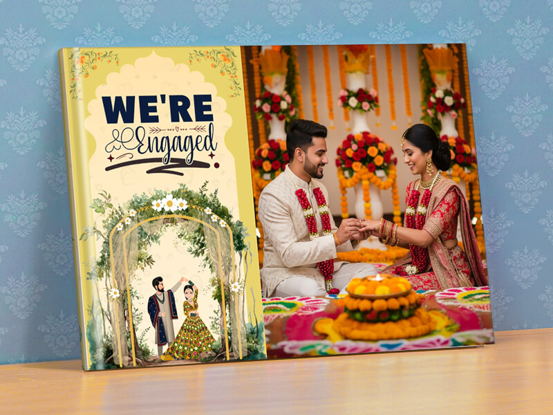 Explore We Are Engaged: Engagement Cereony Custom Photobook