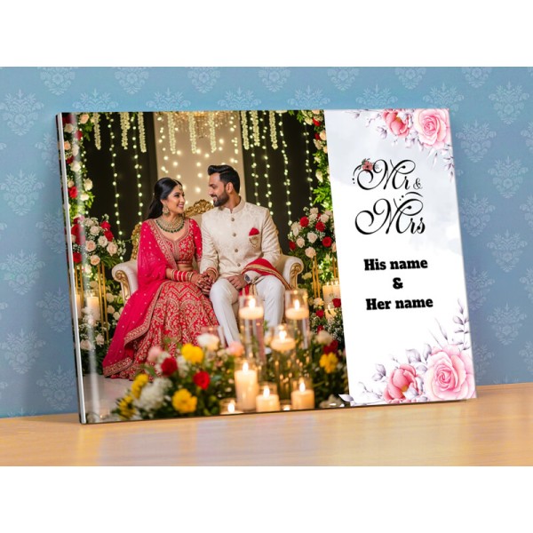 Custom Photobook with Floral Design