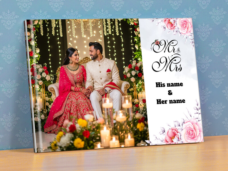 Explore Custom Photobook with Floral Design