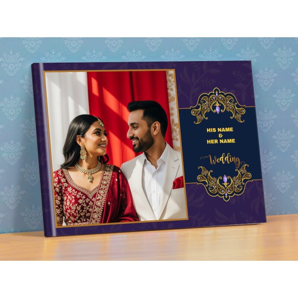 Personalized Wedding Photo Album With Names