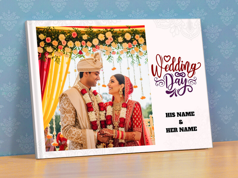 Explore Wedding Day Special Moments Of His And Her Photo Album