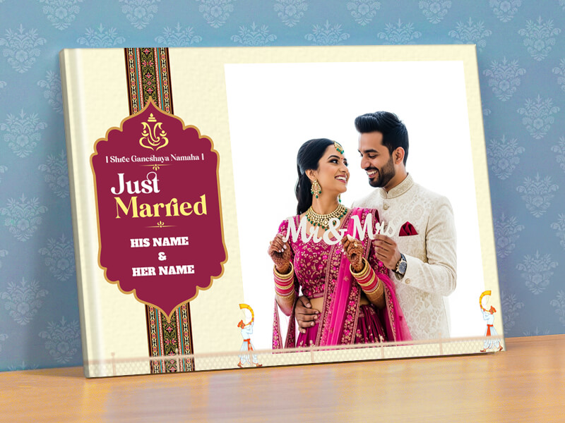 Explore Just Married Themed Photobook