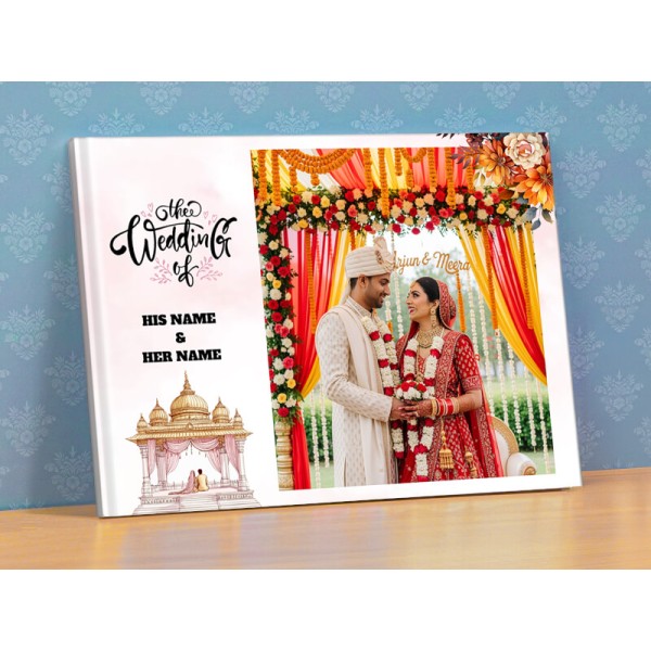 The Wedding Of His And Her Names Customisation Photobook