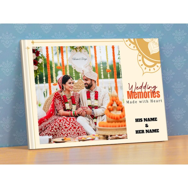 Wedding Memories Made With Heart Themed Photobook