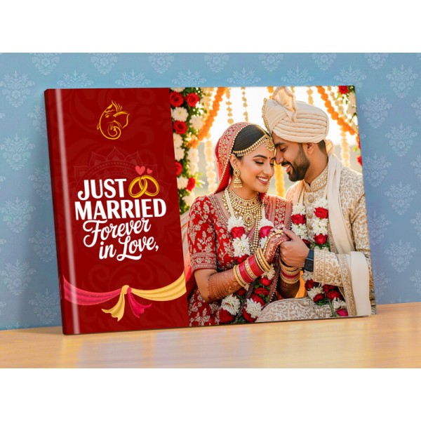 Just Married Forever In Love Photo Album