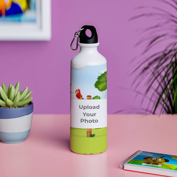 Custom Water bottle for kids with funny animal design custom sipper-Printshoppy Sipper Bottles