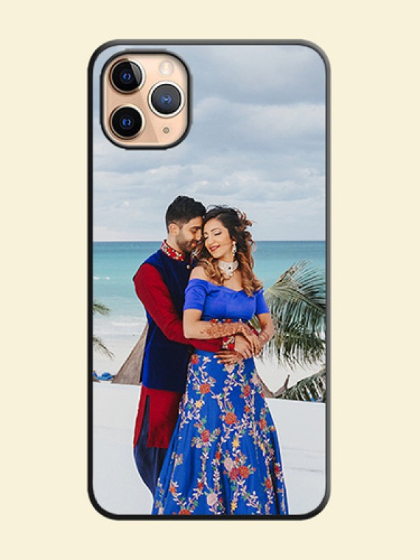 Full Single Pic Upload On Space Black Personalized Soft Matte Phone Covers -Apple Iphone 11 Pro Max