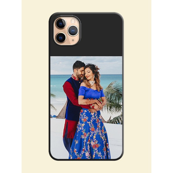 Image Upload With Space Black Color On Custom Soft Matte Mobile Back Cover - iPhone 11 Pro Max Image Upload With Space Black Color On Custom Soft Matte Mobile Back Cover - iPhone 11 Pro Max