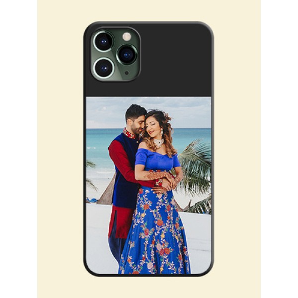 Image Upload With Space Black Color On Custom Soft Matte Mobile Back Cover - iPhone 11 Pro Image Upload With Space Black Color On Custom Soft Matte Mobile Back Cover - iPhone 11 Pro