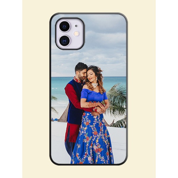 Full Single Pic Upload On Space Black Personalized Soft Matte Phone Covers -Apple Iphone 11 Full Single Pic Upload On Space Black Personalized Soft Matte Phone Covers -Apple Iphone 11