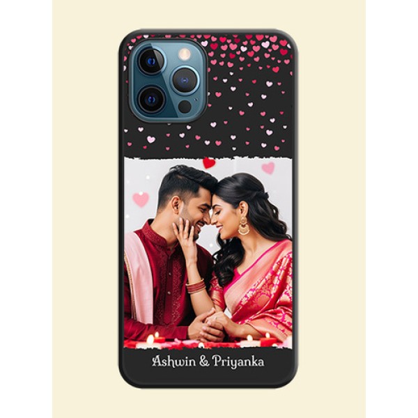 Fall in Love with Your Partner  on Photo on Space Black Soft Matte Phone Cover - iPhone 12 Pro Max