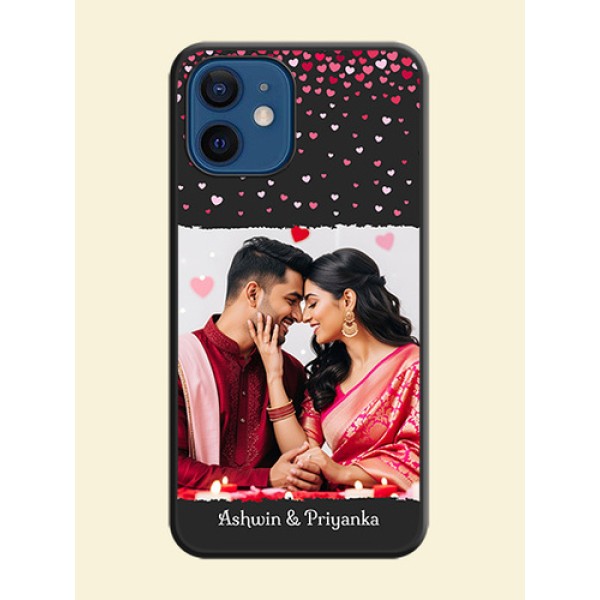 Fall in Love with Your Partner  on Photo on Space Black Soft Matte Phone Cover - iPhone 12