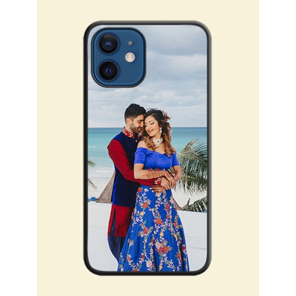 Full Single Pic Upload On Space Black Personalized Soft Matte Phone Covers -Apple Iphone 12 Full Single Pic Upload On Space Black Personalized Soft Matte Phone Covers -Apple Iphone 12