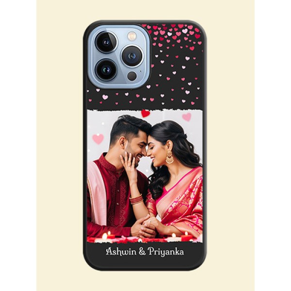 Fall in Love with Your Partner on Photo on Space Black Soft Matte Phone Cover - iPhone 13 Pro Max Fall in Love with Your Partner on Photo on Space Black Soft Matte Phone Cover - iPhone 13 Pro Max