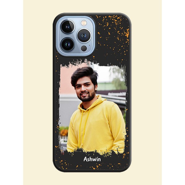 Spray Free Design on Photo on Space Black Soft Matte Phone Cover - iPhone 13 Pro Max Spray Free Design on Photo on Space Black Soft Matte Phone Cover - iPhone 13 Pro Max