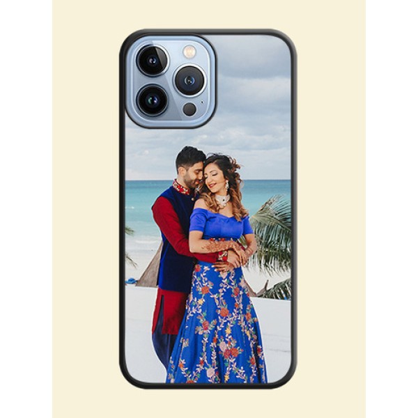 Full Single Pic Upload On Space Black Personalized Soft Matte Phone Covers -Apple Iphone 13 Pro Max Full Single Pic Upload On Space Black Personalized Soft Matte Phone Covers -Apple Iphone 13 Pro Max