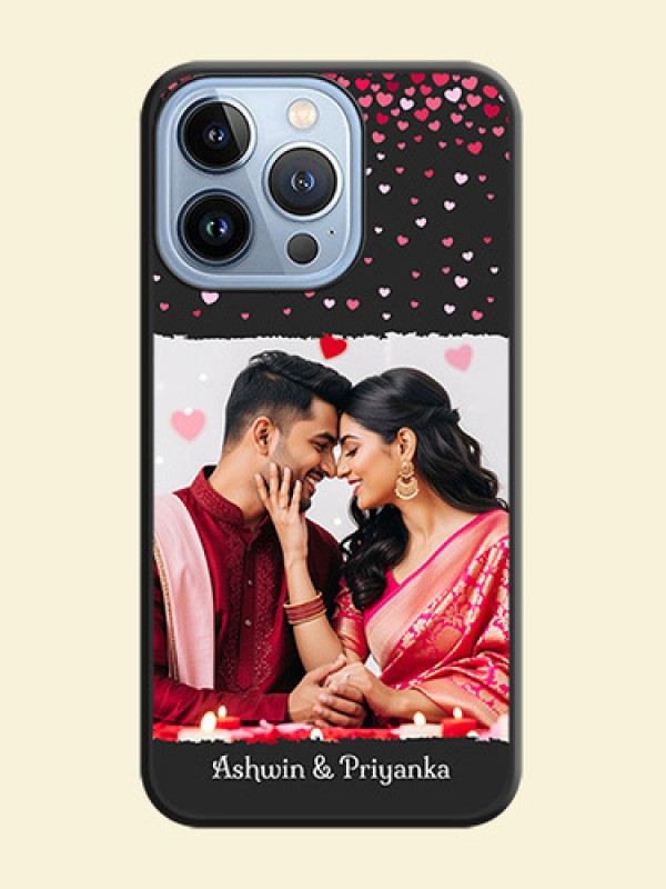 Fall in Love with Your Partner on Photo on Space Black Soft Matte Phone Cover - iPhone 13 Pro