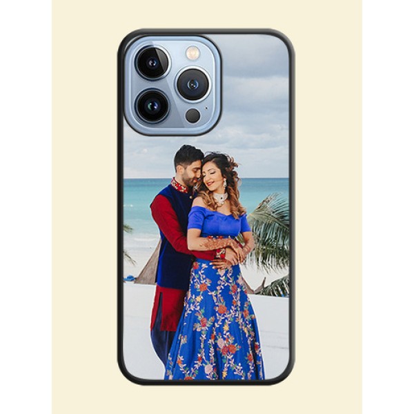 Full Single Pic Upload On Space Black Personalized Soft Matte Phone Covers -Apple Iphone 13 Pro Full Single Pic Upload On Space Black Personalized Soft Matte Phone Covers -Apple Iphone 13 Pro