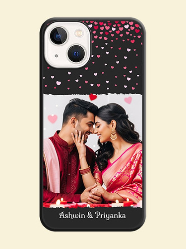 Fall in Love with Your Partner on Photo on Space Black Soft Matte Phone Cover - iPhone 13