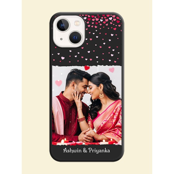 Fall in Love with Your Partner  on Photo on Space Black Soft Matte Phone Cover - iPhone 14 Plus