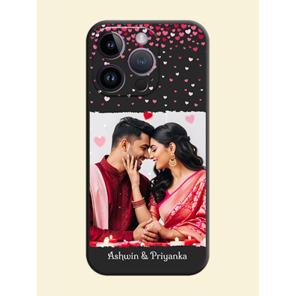Fall in Love with Your Partner  on Photo on Space Black Soft Matte Phone Cover - iPhone 14 Pro