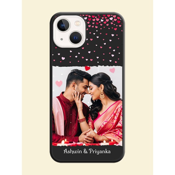 Fall in Love with Your Partner on Photo on Space Black Soft Matte Phone Cover - Apple iPhone 14 Fall in Love with Your Partner on Photo on Space Black Soft Matte Phone Cover - Apple iPhone 14