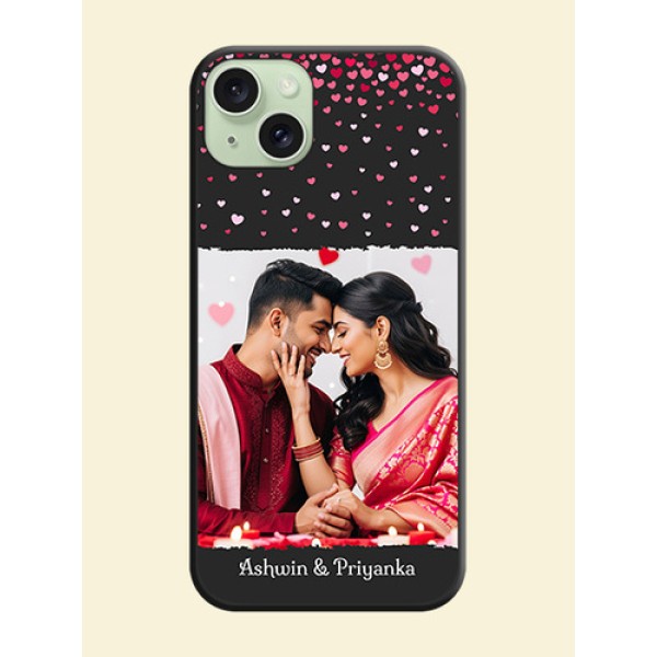 Fall in Love with Your Partner - Photo on Space Black Soft Matte Phone Cover - iPhone 15 Plus Fall in Love with Your Partner - Photo on Space Black Soft Matte Phone Cover - iPhone 15 Plus