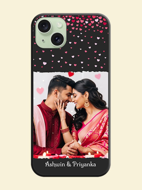 Fall in Love with Your Partner - Photo on Space Black Soft Matte Phone Cover - iPhone 15 Plus