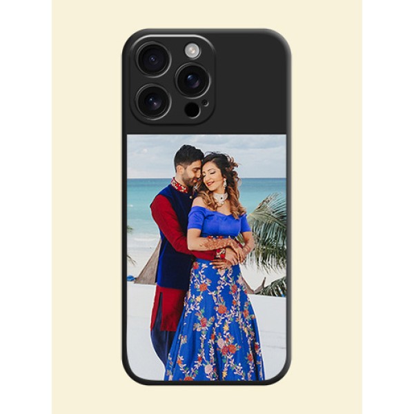 Image Upload With Space Black Color On Custom Soft Matte Mobile Back Cover - iPhone 16 Pro Max Image Upload With Space Black Color On Custom Soft Matte Mobile Back Cover - iPhone 16 Pro Max