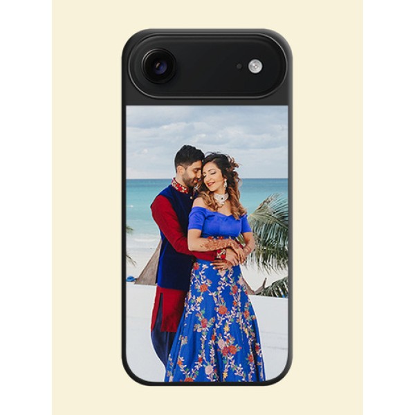 Full Single Pic Upload On Space Black Custom Soft Matte Mobile Back Cover - Apple iPhone 17 Air Full Single Pic Upload On Space Black Custom Soft Matte Mobile Back Cover - Apple iPhone 17 Air