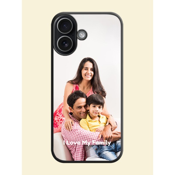Full Single Pic Upload With Text On Space Black Custom Soft Matte Mobile Back Cover - Apple iPhone 17 Full Single Pic Upload With Text On Space Black Custom Soft Matte Mobile Back Cover - Apple iPhone 17