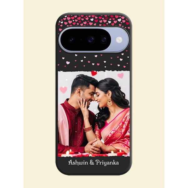 Fall in Love with Your Partner on Photo On Space Black Custom Soft Matte Mobile Back Cover - Google Pixel 10 5G