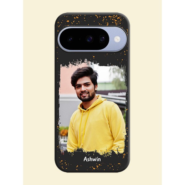 Spray Free Design on Photo On Space Black Custom Soft Matte Mobile Back Cover - Google Pixel 10 5G