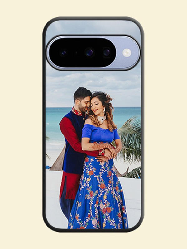Full Single Pic Upload On Space Black Custom Soft Matte Mobile Back Cover - Google Pixel 10 5G