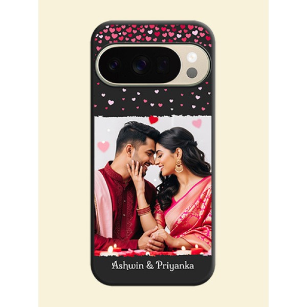 Fall in Love with Your Partner on Photo On Space Black Custom Soft Matte Mobile Back Cover - Google Pixel 10 Pro 5G