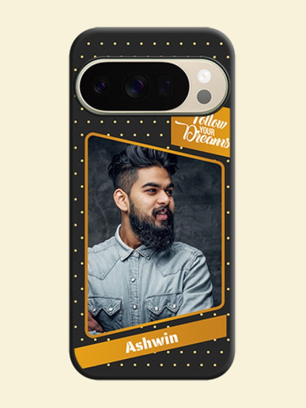 Follow Your Dreams with White Dots On Space Black Custom Soft Matte Mobile Back Cover - Google Pixel 10 Pro 5G
