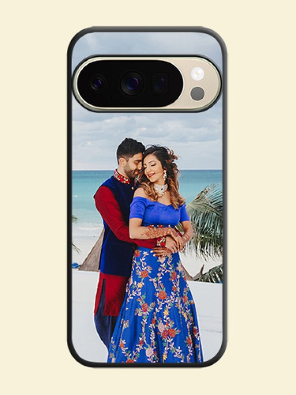 Full Single Pic Upload On Space Black Custom Soft Matte Mobile Back Cover - Google Pixel 10 Pro 5G