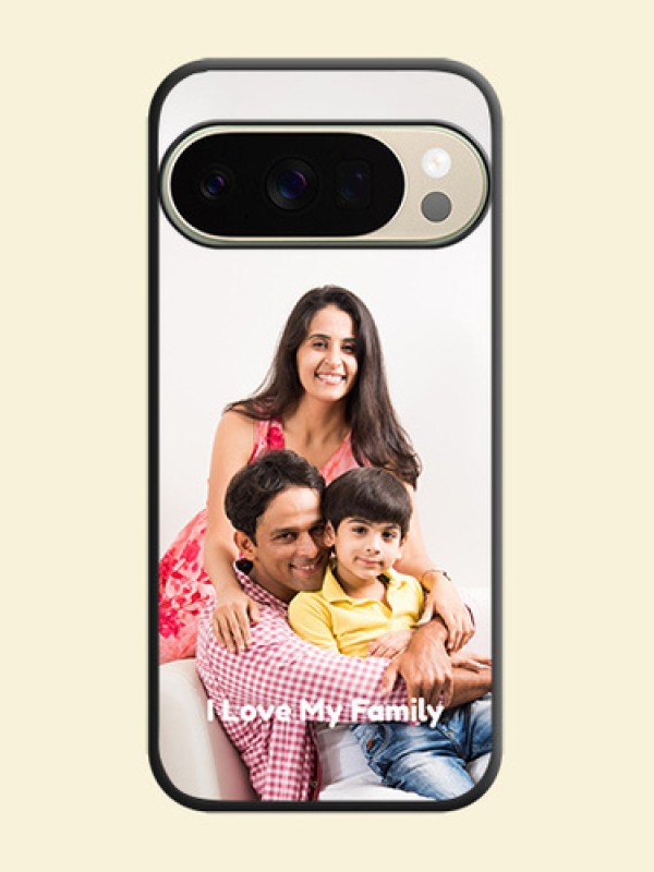 Full Single Pic Upload With Text On Space Black Custom Soft Matte Mobile Back Cover - Google Pixel 10 Pro 5G