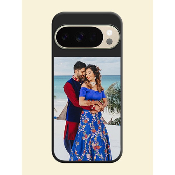 Image Upload With Space Black Color On Custom Soft Matte Mobile Back Cover - Google Pixel 10 Pro 5G