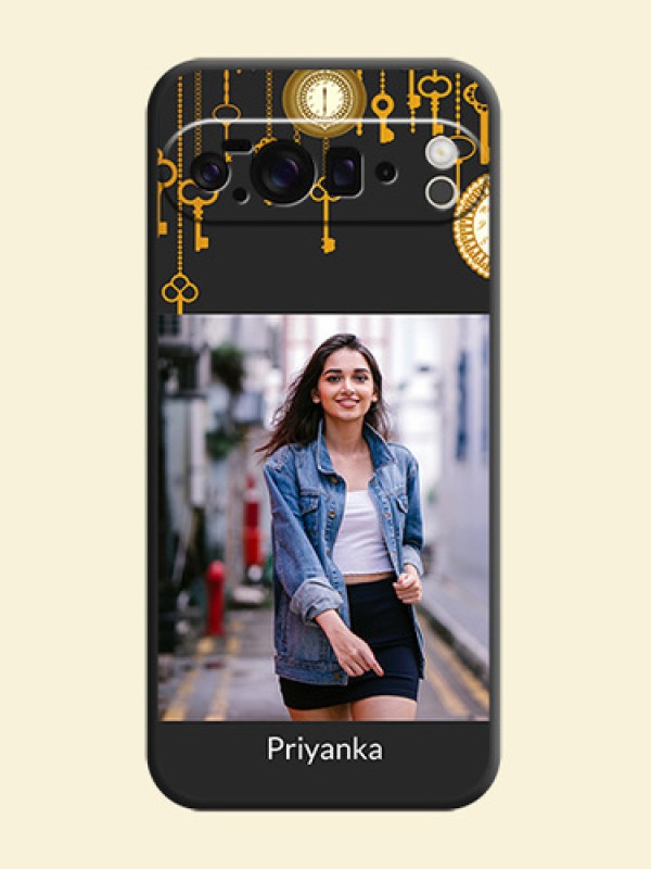 Decorative Design with Text On Space Black Custom Soft Matte Mobile Back Cover - Google Pixel 10 Pro XL 5G
